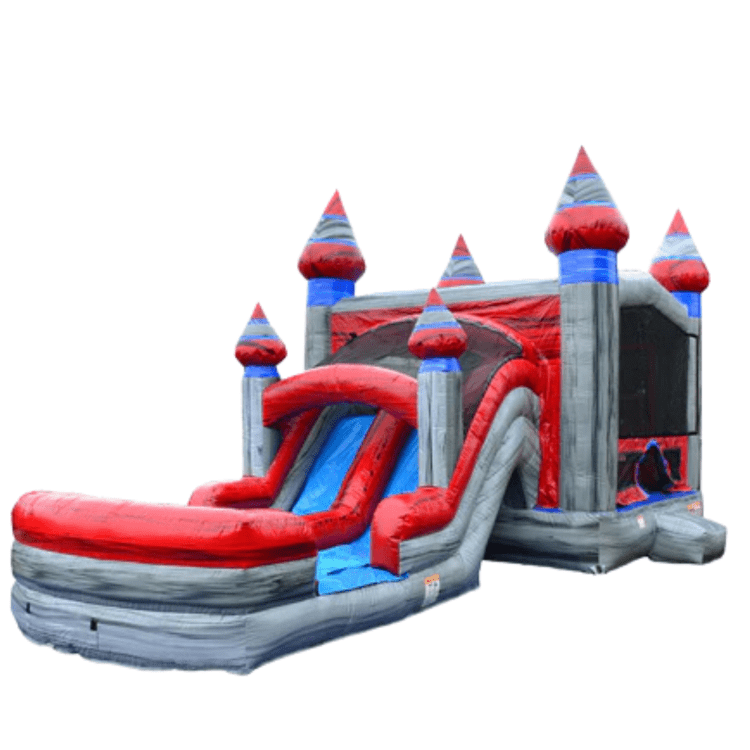 TITANIUM DUAL LANE COMBO Bounce House W/ Slide